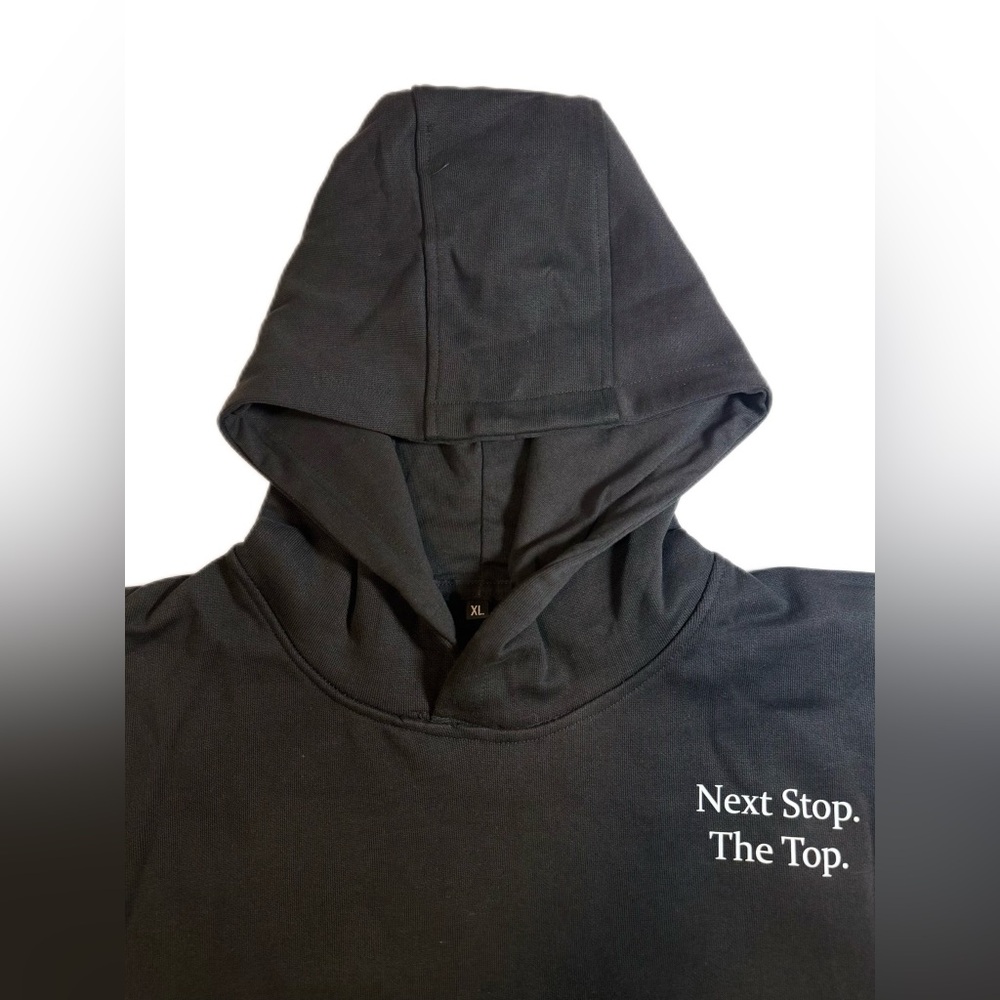 Steady State Black Pullover Hoodie